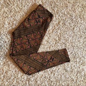 LuLaRoe Aztec Style Leggings OS